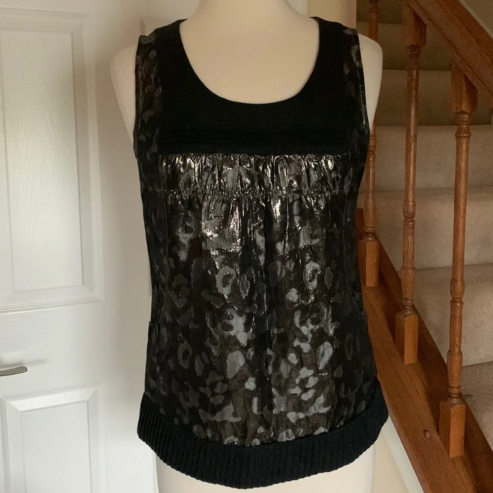 Tory Burch lamé wool